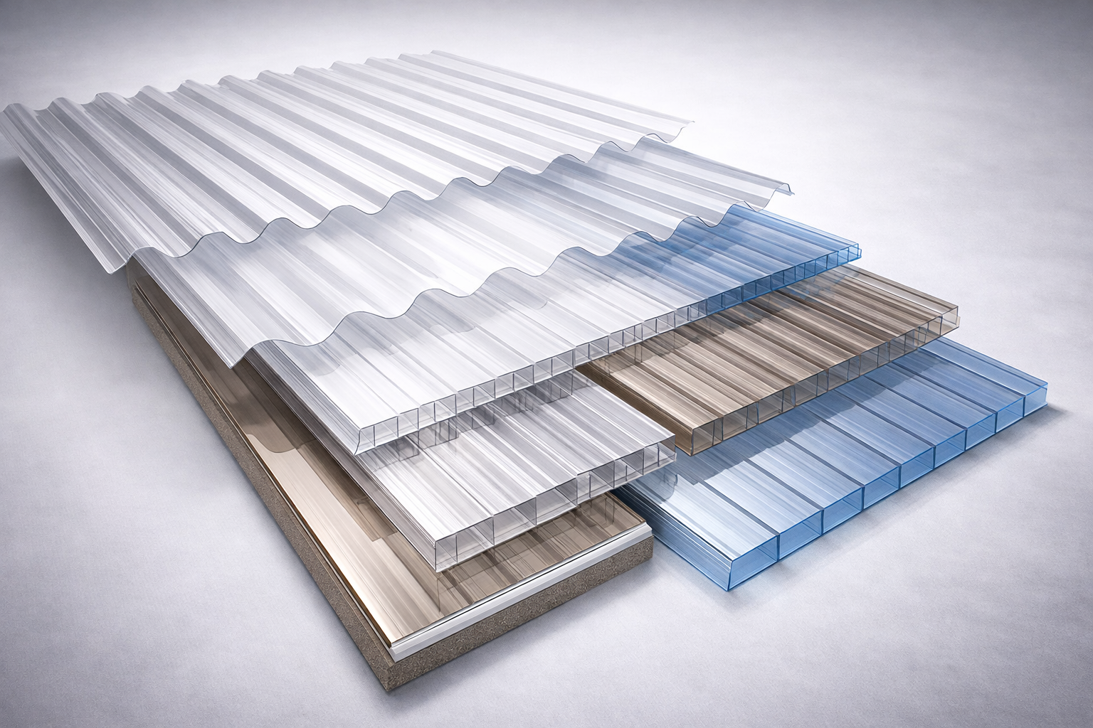 Licht und Stegplatten